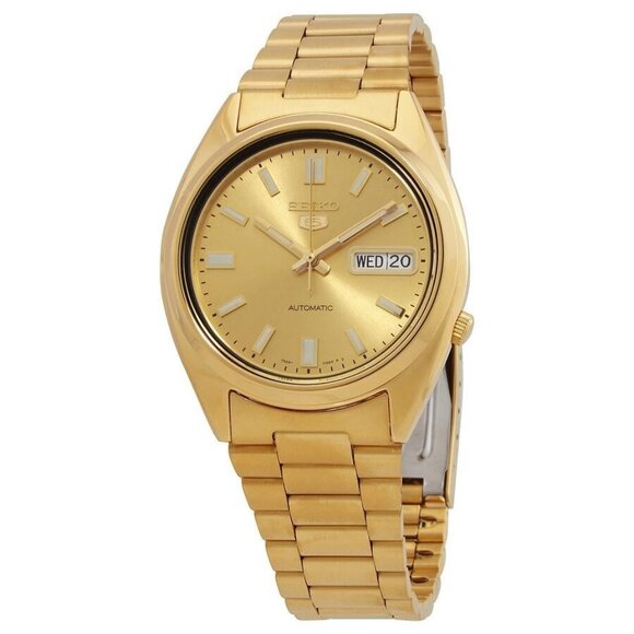 FX05027B NWT Seiko Fashion Men's Automatic Steel Authentic Watch - Picture 1 of 3
